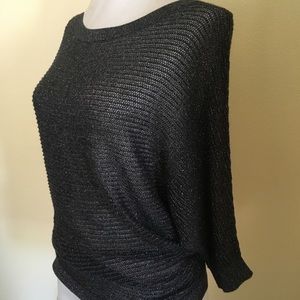 Sparkly Slouchy Knit Top by Express